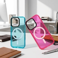 Coque en TPU transparente effet néon pour iPhone 17 16 15 14 13 12 Pro Max, pare-chocs souple en silicone, compatible charge sans fil, OEM