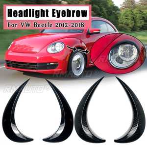 Cubiertas Decorativas para Faros Delanteros de Coche, Adhesivos ABS para Cejas de Faros, para VW Beetle 2012 2013 2014 2015 2016 17 2018, Accesorios de Estilo para Coche - Product Image 2