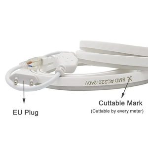 Luci al <span class=keywords><strong>Neon</strong></span> <span class=keywords><strong>LED</strong></span> Impermeabili per Esterni, Striscia <span class=keywords><strong>LED</strong></span> Flessibile ad Alta Tensione per Paesaggistica, AC110V 220V, Rotolo <span class=keywords><strong>da</strong></span> 100M 8*16mm - Product Image 6