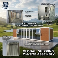 Nouvelle conception de cabane Apple, cabane mobile moderne de haute qualité, personnalisée, avec cuisine, maison préfabriquée en conteneur