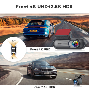 2025 nâng cấp 3 "IPS HD Màn hình kép dashcams cho xe ô tô với tầm nhìn ban đêm phía trước và phía sau 4K cao cấp WIFI ghi Dash Cam - Product Image 3