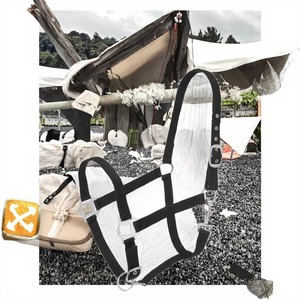 ชุดเชือกแขวนคอม้าไนล่อนพรีเมี่ยมพร้อมสายรัดที่ปรับได้ฮาร์ดแวร์โลหะและเชือกตะกั่วที่สะดวกสบายเพื่อความมั่นคงและการขับขี่ - Product Image 3