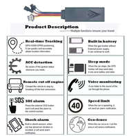 Traceur GPS antivol avec détection de coupure de carburant et plateforme de suivi ITrack WhatsGPS