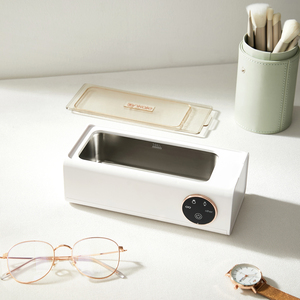 Nettoyeur personnel <span class=keywords><strong>à</strong></span> ultrasons multifonction 45 kHz pour prothèses dentaires, bijoux, montres, lunettes et appareils buccaux. - Product Image 4