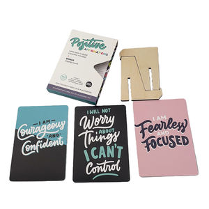 Tarjetas de Afirmaciones Minimalistas y Bonitas, Juego de Cartas para la Definición de Intenciones para la Escritura en el Diario, Proveedor de Pedidos al por Mayor - Product Image 2