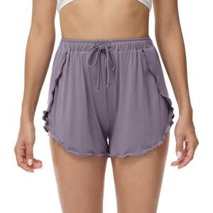 Shorts de sport personnalisés pour femmes, coupe ample, respirants, pantalons de yoga, pantalons de pyjama doux, vêtements de nuit pour femmes - Product Image 2