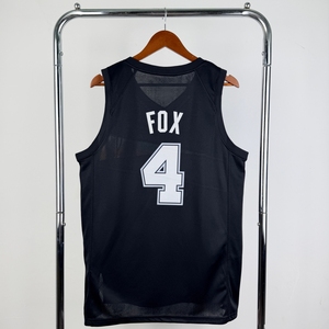Vente en gros de vêtements pour hommes San Antonio <span class=keywords><strong>Spurs</strong></span> # 1 <span class=keywords><strong>Maillot</strong></span> de basket Victor Wembanyama - Product Image 2