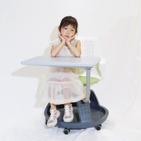 Chaise moderne de formation ergonomique en plastique pour réunion avec bloc-notes