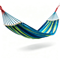 Hamac Courbé Anti-Renversement en Polyester et Coton pour 1-2 Personnes, Enfants et Adultes, Idéal pour le Camping, la Randonnée et les Voyages en Extérieur