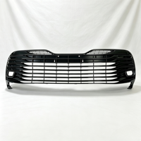 Grille inférieure de pare-chocs avant de haute qualité pour Toyota Camry 2018-2023, pièces de rechange de luxe, noir brillant argenté