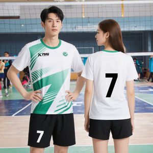 Kulüp ve okul takımları için profesyonel tasarım kırmızı ve beyaz voleybol forması - Product Image 6