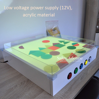 Table lumineuse sensorielle LED interactive tactile panneau de changement de couleur réactif pour la thérapie de l'autisme