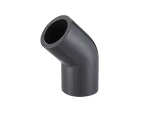 HJ Manufacture ASTM SCH80 PVC Fittings 45 DEG Elbow Pipe Fittings