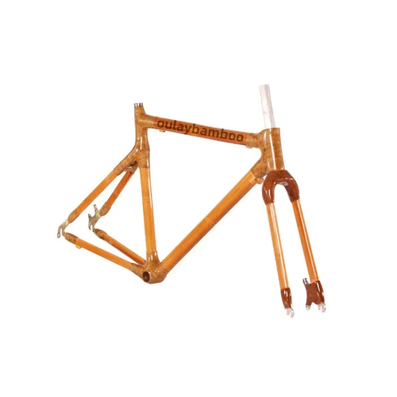 50/52/54cm bamboo bike mountain bike roadbike telaio in bambù per sport all'aria aperta