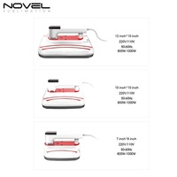Presse à Chaud Portable Mini 12x10/10x10/7x8 pouces pour T-shirts et Sublimation avec Interface USB Rouge et Blanc – Offre Spéciale