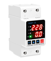 Protecteur de tension numérique à affichage LED AC220V monophasé, protection contre les surtensions et les surintensités, plage DC85-300V, 63A100A ODM