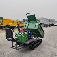 Hochbelastbarer 1500kg Gummiketten-Träger 1,5 Tonnen Raupenkipper Rutschfester Kletter-Allterrain-Raupentransporter