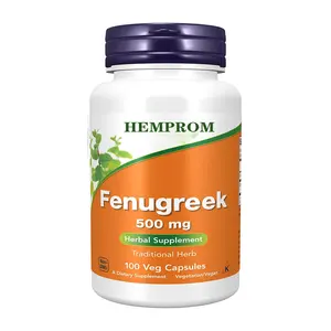 สมุนไพร Fenugreek สารสกัดจากเมล็ดอาหารเสริมแบบเม็ดแคปซูลสำหรับกระตุ้นให้เกิดการหลั่งน้ำนมอาหารเสริมระบบทางเดินอาหาร