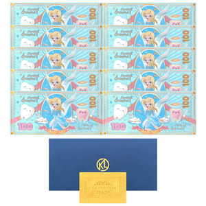 Spedizione gratuita Anime cartone animato <span class=keywords><strong>fatina</strong></span> <span class=keywords><strong>dei</strong></span> denti per bambini Souvenir regalo in plastica lamina d'argento placcato banconota - Product Image 4
