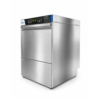 Lavavajillas Comercial Bajo Mostrador, Lavavajillas Automático de Acero Inoxidable para Bares, Cafeterías y Restaurantes