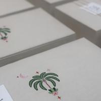 Boîtes en papier de luxe pour tasses à thé, présentoirs pour mugs, organisateurs, motif palmier, personnalisés, brodés, pour le Ramadan et l'Aïd, coffrets cadeaux pour mugs à café et services à thé