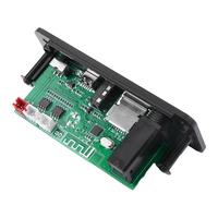 Placa Decodificadora Amplificadora MP3 BT 2 * 3W con Conector para Micrófono MIC BT 5.3 Reproductor sin Pérdidas para Tarjeta TF, Disco U y AUX