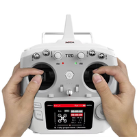 Kit de radiocommande RadioLink T12D 12 canaux 2,4 GHz avec récepteur R16F pour drone FPV, avion à voilure fixe, voiture RC, pièces de mise à niveau DIY