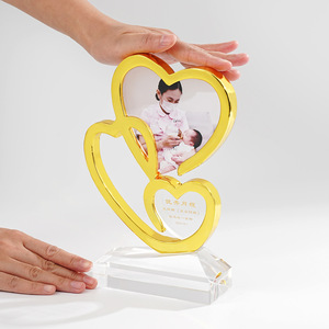 Marco de Fotos de Cristal con Forma de Corazón, Aleación Metálica, Impresión Digital de 12 Pulgadas, Regalo para Enfermeras de Maternidad - Product Image 3