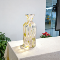 Diffuseur d'arômes en verre soufflé à la main, écologique et personnalisé, avec grande capacité, design moucheté pour huiles essentielles