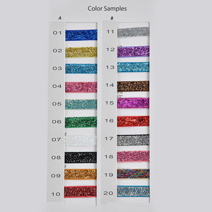 Pita Satin Satu Sisi Ramah Lingkungan 100 Yard/gulung Pita Beludru Metalik Berkilau Elastis Berwarna-warni untuk Kemasan Hadiah dan Ikat Rambut - Product Image 2