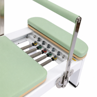 Banc d'exercice de qualité commerciale en aluminium, Reformer Pilates avec plateforme de saut