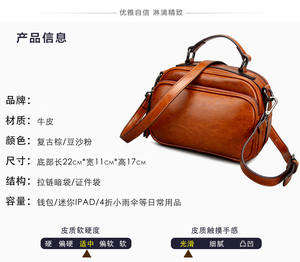 New Pu Leather <b>Women</b> Designer Handbags Ladies Shoulder Messenger Bags - Product Image 6