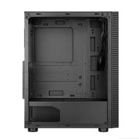 Boîtier autonome Huntkey GS450C, modèle de bureau, panneau latéral en verre trempé, anti-poussière, refroidissement liquide, format ATX, style vertical