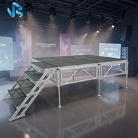 Scène d'assemblage en aluminium, plateforme de scène, scène de mariage, petite scène de concert – Fournisseur direct usine