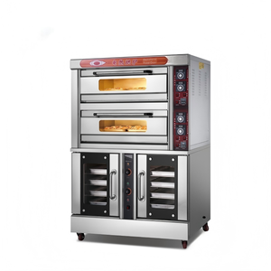 Forno Elettrico Commerciale a Doppio Piano con 4 Teglie e Fermentatore a 10 Teglie per Pane e Toast, Controllo Digitale, 1 Anno di Garanzia - Product Image 3