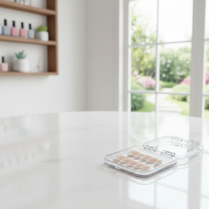 <span class=keywords><strong>Faux</strong></span> <span class=keywords><strong>ongles</strong></span> d'été nude, forme amande française, couvrance totale, avec design mignon style coréen, fait main, pour un effet blanchissant, avec <span class=keywords><strong>colle</strong></span> pour application sur les doigts - Product Image 5