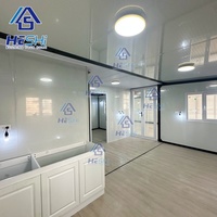 Maison préfabriquée mobile extensible de 40 pieds, 30 pieds, 20 pieds, prête à être expédiée, maison préfabriquée, maison portable à 5 chambres