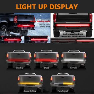 60 "Redline đôi hàng dẫn cổng sau thanh ánh sáng hổ phách lần lượt tín hiệu thời tiết cứng nhắc khung nhôm dải ánh sáng cho xe tải Pickup - Product Image 4