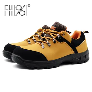 FH1961 aktif işler için yüksek performanslı güvenlik ayakkabıları atletik tarzı esnek çelik ayak yağ dayanıklı taban