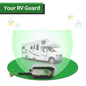 Protecteur de surtension intelligent portable RV Surge Guard 50 ampères <span class=keywords><strong>pour</strong></span> remorque, <span class=keywords><strong>camping</strong></span>-<span class=keywords><strong>car</strong></span>, NEMA 14-50, dispositif de test de <span class=keywords><strong>circuit</strong></span> RV - Product Image 5
