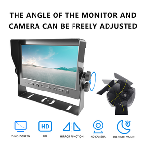 <span class=keywords><strong>7</strong></span>-<span class=keywords><strong>inch</strong></span> đơn kênh HD IPS xe tải đảo ngược đảo ngược màn hình cho rvs, xe nâng hàng, và xe buýt Màn hình hiển thị - Product Image 2