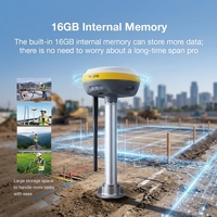 Ensemble GNSS RTK de haute précision TopTech TK600+TK200 : Récepteur GNSS RTK avec double caméra et code laser permanent