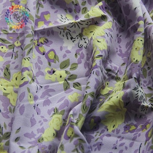 Custom Design Floreale Amento Modello Stampato A Quattro Vie Tessuto Elasticizzato - Product Image 6