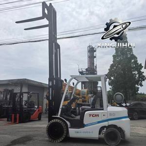 Chariot élévateur TCM FD30T3 3 tonnes, chariot élévateur d'occasion, Japon, moteur Isuzu C240, machine d'occasion, chariot élévateur à essence, 4500 mm, 3000 kg - Product Image 6