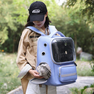 Sac à dos de transport pour animaux de compagnie, design capsule spatiale, tendance, grande capacité, respirant, pliable, pour chiens et chats, très vendu - Product Image 3
