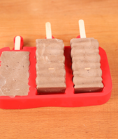 Moule à glaces et à sucettes glacées en silicone de qualité alimentaire, sans BPA, écologique, en forme de lapin rouge, marque Simake