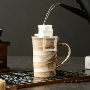 Custom Logo Large Capacity Retro Ceramic <b>Mug</b> Couple Coffee <b>Tea</b> Cup <b>For</b> Home Office - Product Image 5
