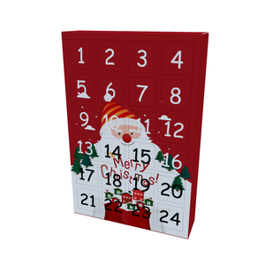 Wholesale Custom Logo Empty Advent Calendar Box For Gift Packaging Christmas Gift Advent Calendar Box