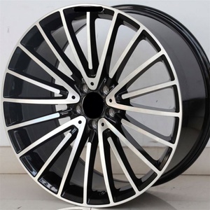 Roue en alliage Flrocky 18 19 20 <span class=keywords><strong>21</strong></span> 22*8.0 8.5 9.5 <span class=keywords><strong>10</strong></span> <span class=keywords><strong>10</strong></span>.5 argent/noir jantes de voiture jantes en alliage pour BENZ - Product Image 2