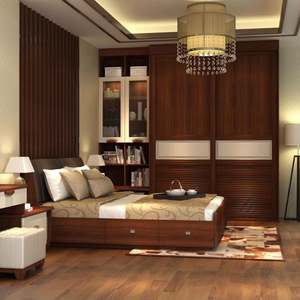 Garde-robe de plain-pied moderne de conception haut de gamme Placard Grand rangement Garde-robe ouverte Garde-robe de taille personnalisée Fermer - Product Image 1